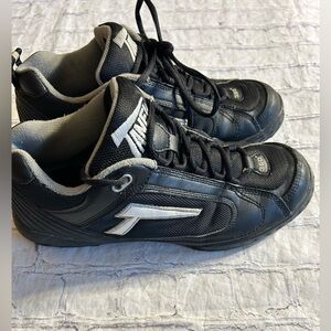 TANEL 360 DEGREES BLACK AND WHITE MICRO FIBER MESH UPPER RUBBER SOLE SPORT SHOES